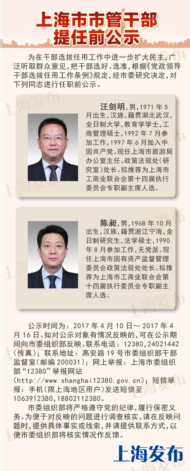 上海最新任免干部公示，科技革新引領(lǐng)公示新體驗